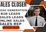 be sales closer salesperson b2b sales lead telemarketing sales agent online sale